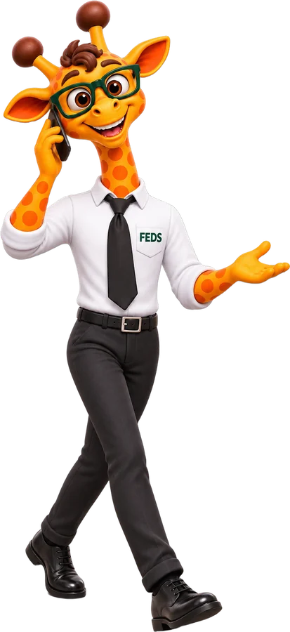 Maskot FEDS — ozveme se zpět